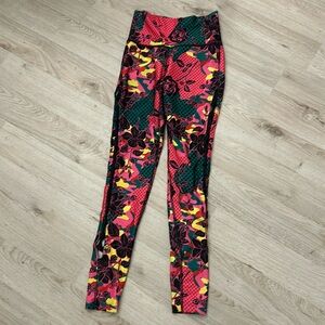 High waisted leggings Spring / Summer Design /Mesh side of the leg
